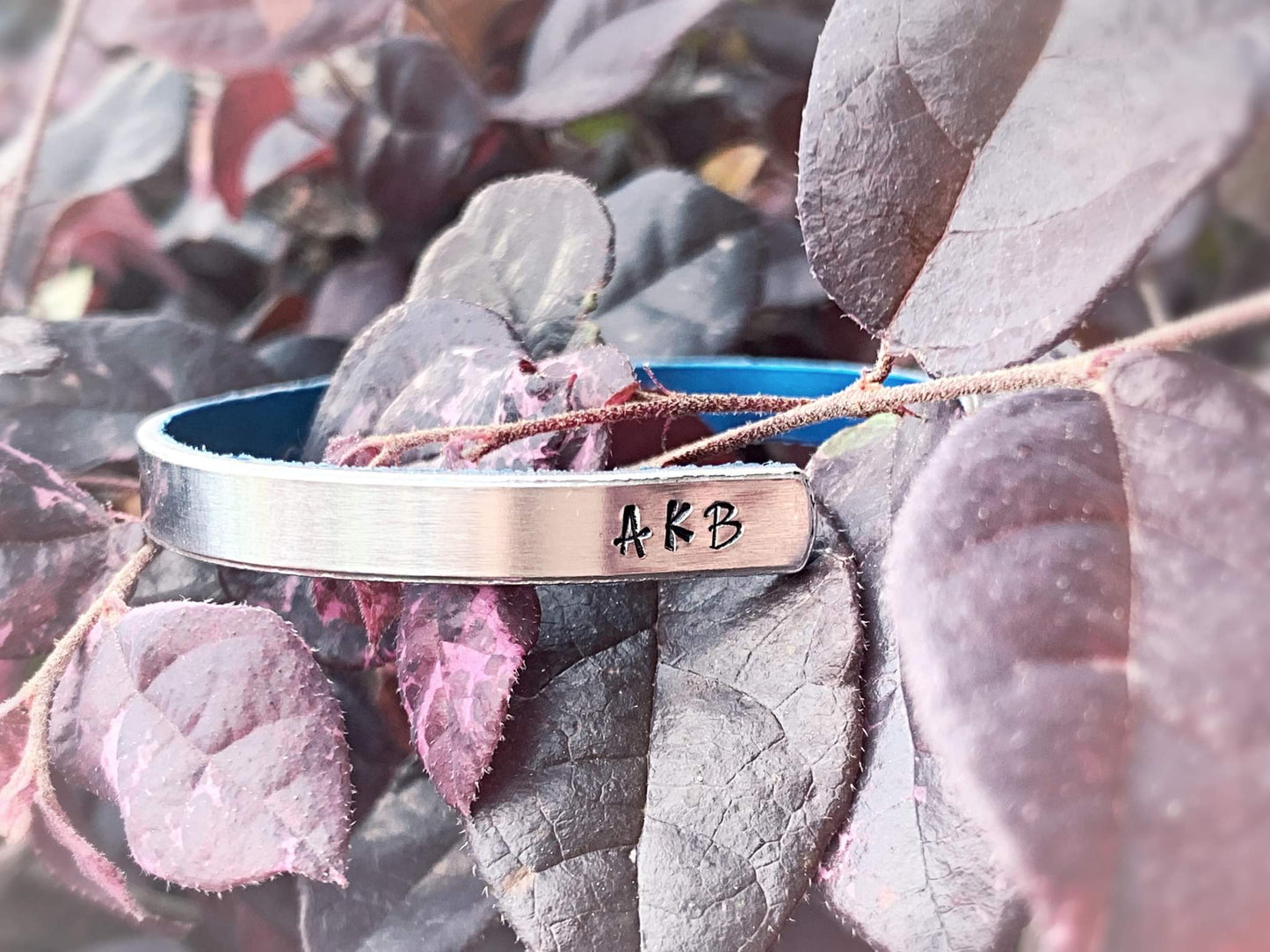 Hand-Stamped AKB Bracelet